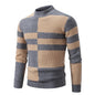 New Autumn and Winter Casual Warm Neck Sweater Knit Pullover Tops  Man Clothes