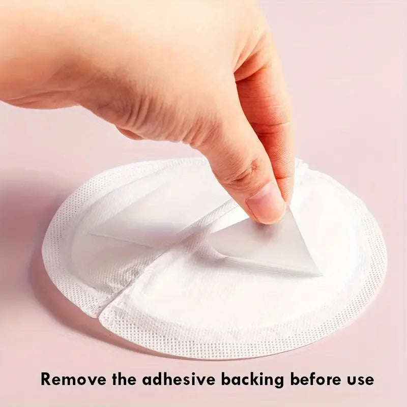 100pcs Ultra-Absorbent Disposable Breast Nursing Pads for New Moms - Slim, Breathable & Super Absorbent