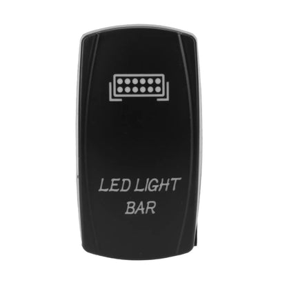 1pc 5 Pin Marine Switch SPST Carling Switch Car Boat Truck Rocker Switch 12V 24V ON-OFF Blue LED Waterpoof