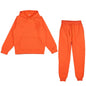 Men's Autumn and Winter New Solid Color Hoodie+pants Two-piece Set Fashionable Casual Sports Set Size S-3XL