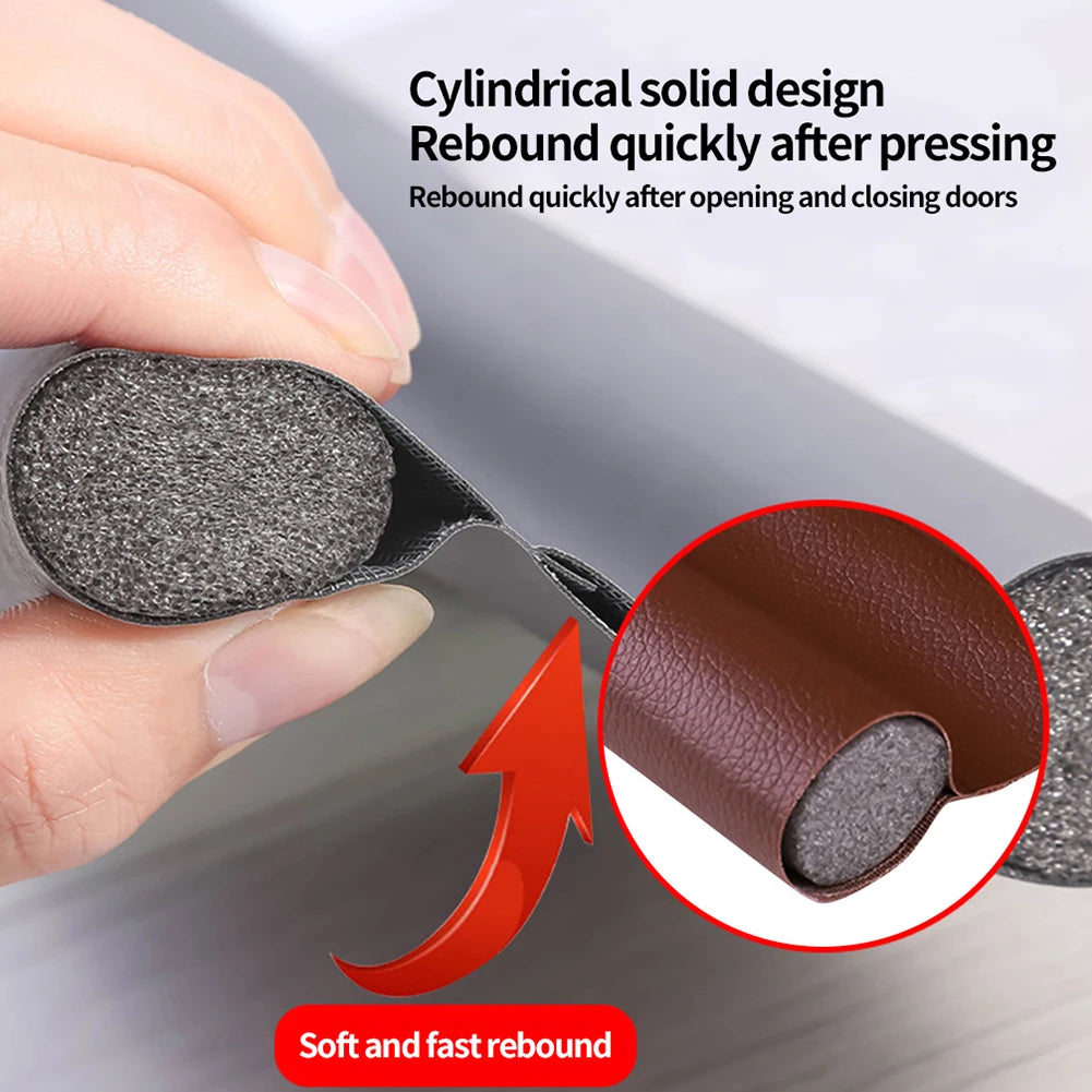 96CM Windproof Seal Strips Draught Excluder Stopper Door Bottom Guard Double Protectors Doorstop Dust-proof Blocker Sealers
