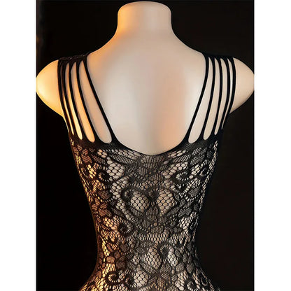 Adult Crotchless Lingerie Women Erotic Crossover Breastless Underwear Set  Sexy Bodystocking BDSM Fishnet Bondage Set GamesToy