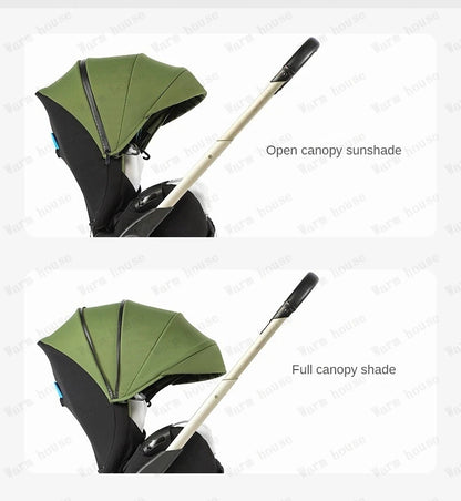 New baby stroller 4in1 Multifunctional newborn baby carriage 3in1 stroller Foldable Basket type seat