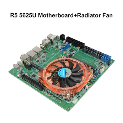 AMD Ryzen 7 5800H/5825U R9 5900HX 8-Bay NAS Motherboard 8*SATA 3*NVMe 2*2.5G LAN 2*DDR4 Gaming Firewall Mini ITX Mainboard PC