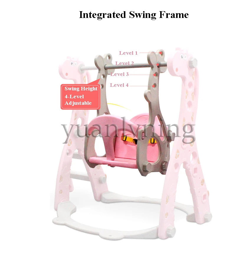 Multi-Function Children's Swing and Slide Set  Indoor Toddler Playground Home Children Activity Toy for Age 1-6