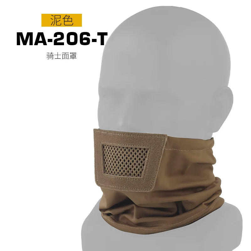 Airsoft Mask for Men Tactical Mask Headgear Full Face Protection Knight Headwear for Paintball Hunting Sport