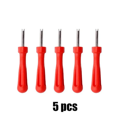 Slotted Handle Tire Valve Stem Core Remover Screwdriver Removal Tool Car Bike Bicycle Motorcycle Tire Repair Tool Car Accessory