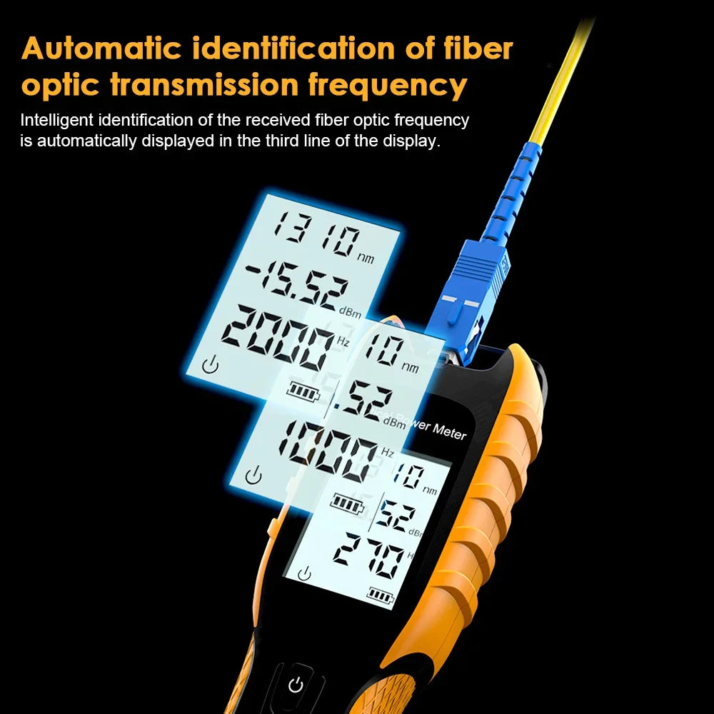 G11 Optical Power Meter High Precision Rechargeable Battery Fiber Optic Power Meter 5G FTTH OPM Tester
