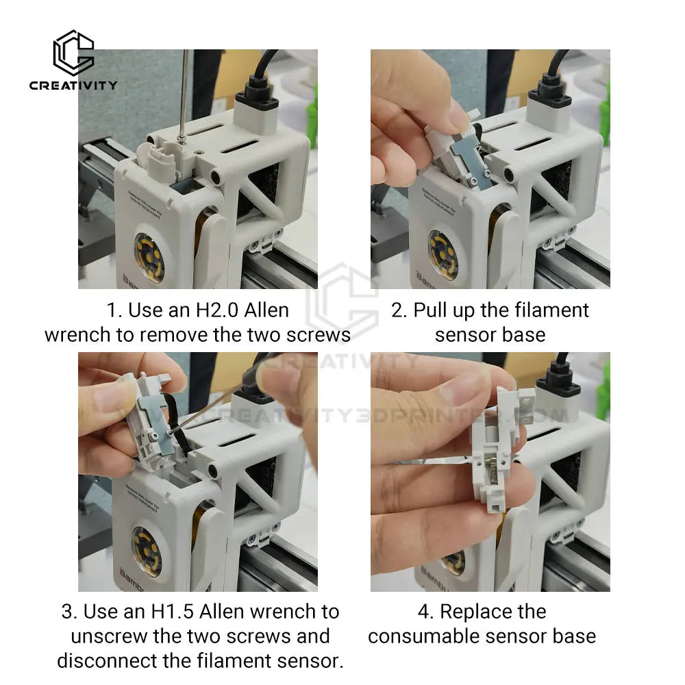 Lab A1/ A1 Mini Feed Hall Board Filament Sensor Replacement with Ribbon FPC Cable 3D Printers Parts ﻿