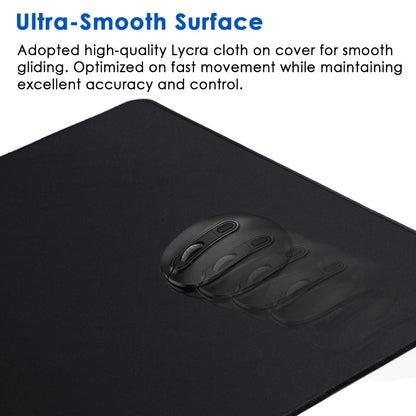 Gaming Large Mousepad Anti-slip Rubber Mouse Mat Computer Gamer Desk Mat Stitched Edge Large Gaming Mousepad for CS GO LOL Dota
