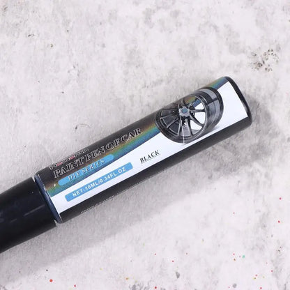 3Pcs/Black Wheel Scratch Repair Paint Marker Touch Up Pen for Car Alloy Rims Metal Surface Chip Mark Cleaner Tool
