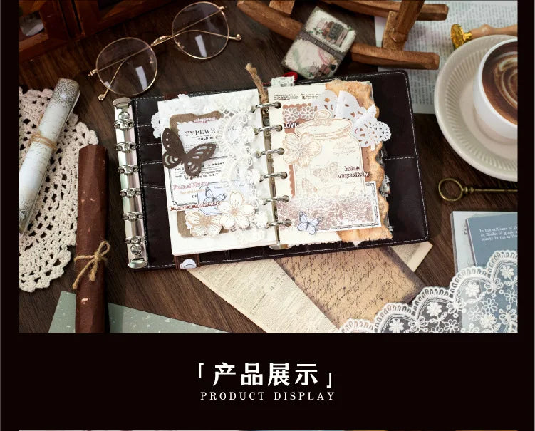 30pcs/lot Memo Pads Material Paper The Barren Dream Junk Journal diary Scrapbooking Cards Background Decoration Paper