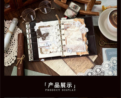 30pcs/lot Memo Pads Material Paper The Barren Dream Junk Journal diary Scrapbooking Cards Background Decoration Paper