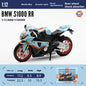 CCA R1250 GS. 1:12 Alloy Die-cast Car Motorcycle Model, Toy Gift Giving, Die-cast Static Motorcycle Model
