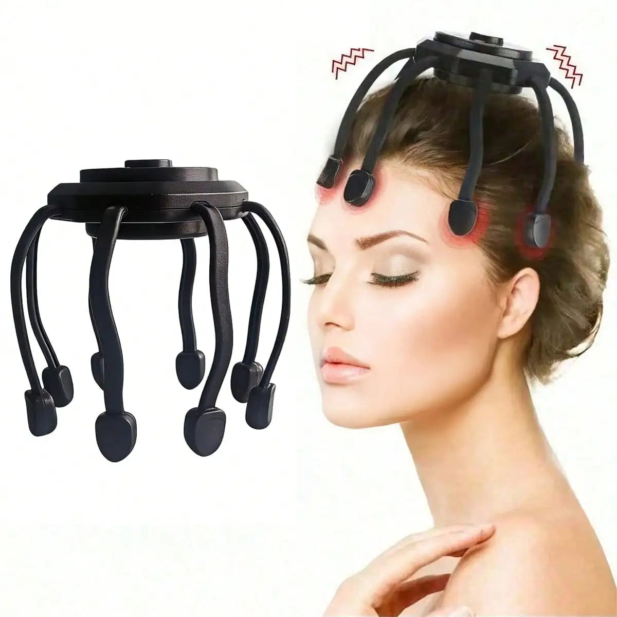 2026 Ultra Scalp Massager, Head Massager Stress Release Massager with 8-FrequencyVibratingContacts360 DegreePortableRechargeable