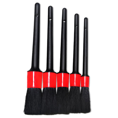 5/6Pcs Car Wash Care Interior Detailing Brush Set Cleaning Air Outlet Wheel Rims Dashboards Vents Clean Brushes Auto Accessories