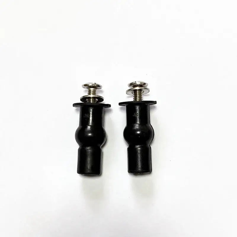 2pcs Expansion Screw Toilet Seat Top Fix Seat Hinge Hole Fixings Well Nut Screw Rubber Back To Wall Toilet Cover Accessories