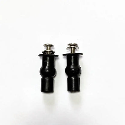 2pcs Expansion Screw Toilet Seat Top Fix Seat Hinge Hole Fixings Well Nut Screw Rubber Back To Wall Toilet Cover Accessories