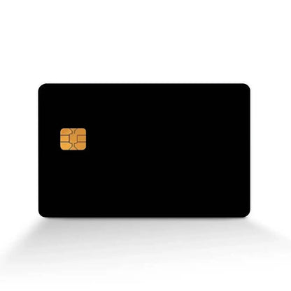Solid Color 1 Set Of 4 Pcs Matte Film Cover Skin Sticker For Credit Card Bank Debit Bus Card