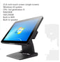 NEW 15.6 Inch Touch Screen Desktop POS Terminal Cash Register POS System All in One Windows 10 Support Folding PC I3 RAM 8GB
