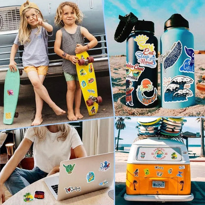 10/50/100pcs Aesthetic Retro Hot Girls Graffiti Stickers Motorcycle Guitar Phone Laptop Refrigerator Luggage Skateboard Decals
