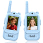 AIRITON JK200 Kids Video Intercom Walkie-talkie Cute Screen Easy Use Rechargeable Large Battery Cute Ham Radio for Gift