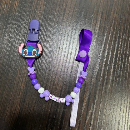 Kawaii Baby  pacifier Newborn pacifier Chain Clip Set Baby pacifier Baby Party Gift Newborn Bath Gift Baby car seat chain clip