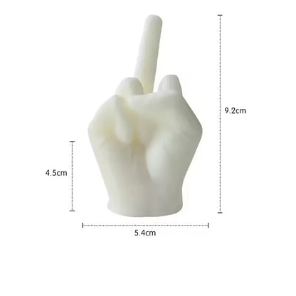 New Creative Candles Middle Finger Shaped Gesture Scented Candles Funny Quirky Gifts Home Decoration Ornaments Birthday Gifts