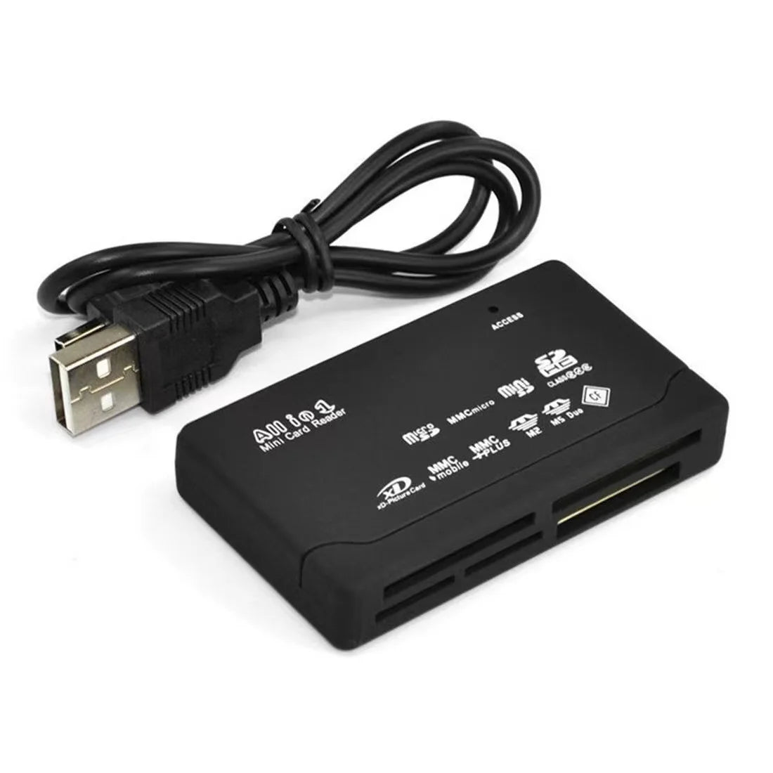 Lecteur de carte mémoire tout-en-un lecteur de carte externe USB SD SDHC Mini Micro M2 MMC XD CF lecteur pour MP3, appareil phot