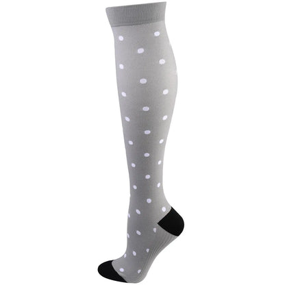 58 Style Compression Socks Medical Edema Diabetes Varicose Vein Stockings Graduated Pressure Legging Nursing Knee High Stockings
