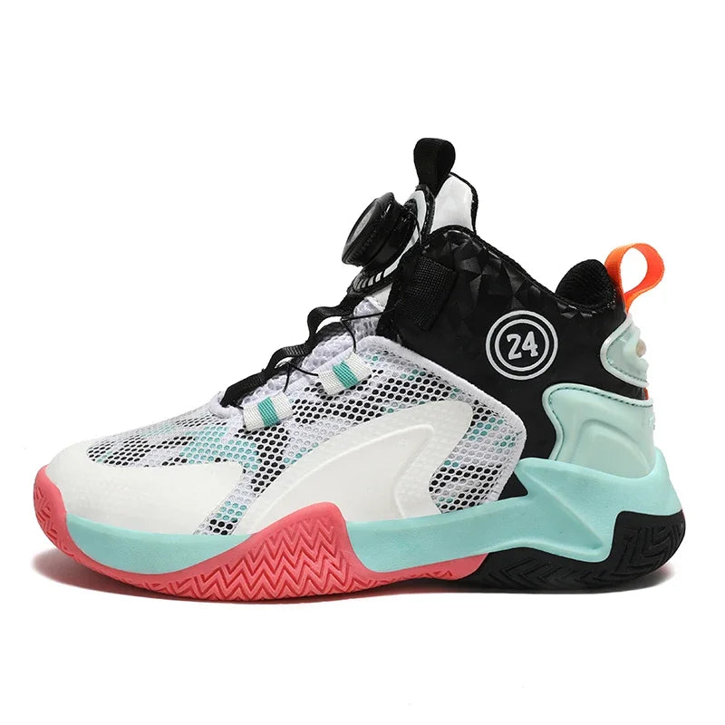 Children Basketball Sneakers Boys Shoes Kids Skater Casual Sneaker Non-Slip Sports Shoes for Boy Basket Training Child Tennis