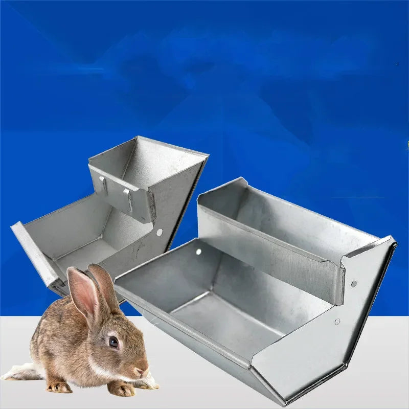 Free Shipping 6 Pcs Rabbit Feeder Drinker Bowl For Rabbit Hutch Pet Nipple Drinker For Farm Animal Pet Rabbit Equipment Tool