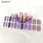 16/20/22Tips Semi-Cured Gel Nail Wraps Full Cover Manicure DIY Waterproof Long Lasting Gel Nail Stickers set for UV Lamp Need