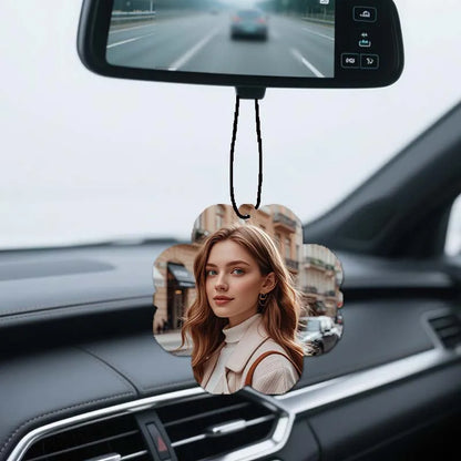 30pcs Customized Personalized Photo Car Air Freshener Paper Fragrance Chips, Creative Custom Gift Car Decoration