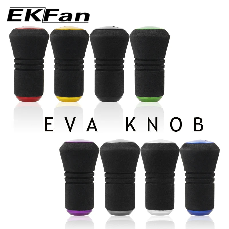 EKFan 1PC with 7*4*2.5mm Bearing EVA Ultralight Spinning Baitcasting Fishing Reel Knob for A/S/D Lure Reel Handle DIY Parts