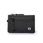RFID Blocking Mini Travel Wallet Anti‑Scan Card Pouch with Keychain, Portable Coin Purse for Travel Daily Use