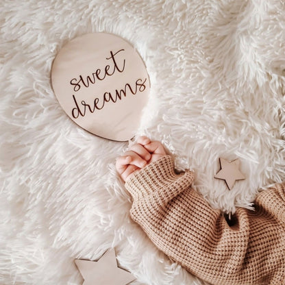 Baby Wooden Balloon Milestone Newborn Birth 1-12 Month Card Birthday Gift Toddler Wooden Commemorativenir Photography Prop Toy