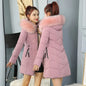 Winter New Fashion Long Cotton-padded Coat Womens Casual Hooded Parkas Womens Winter Jacket Coat Down Jacket Female