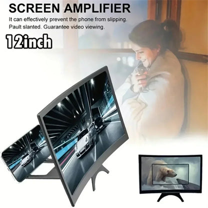 Mobile Phone Screen Protect Eyes HD Magnifier Movie Video Amplifier Holder Enlarger Screen Smart Phone Magnifying Curved Screen