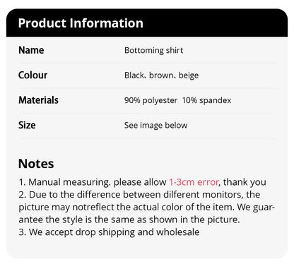 1/3/4 Pcs Children's Mid-collar Bottoming Shirt in Autumn And Winter Solid Color Joker Girls' Long sleeve T-shirt Boys' Casual S