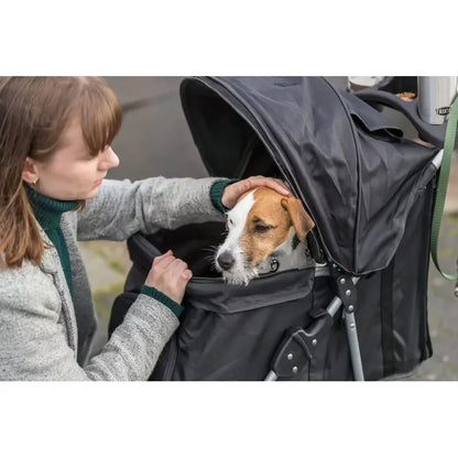 Portable Folding Pet Stroller Rotate Wheels Modern Style Medium Pets Carrying Traveling Made Vietnam TH-PSP-030