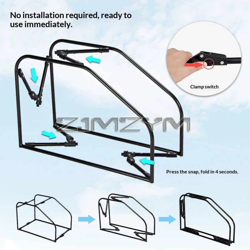 Portable Pet Trolley Case, Fashionable Detachable Dog Trolley Case, Foldable Pet Bag Cat Travel Carrier Bag
