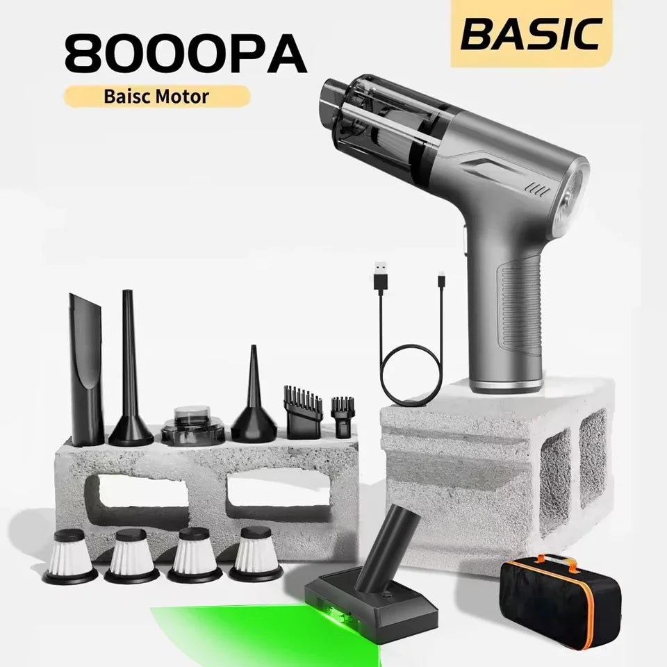 CENRR 980000PA Mini Car Vacuum Cleaner Strong Scution Powerful Wireless Car Cleaner HandHeld  Air Gun Portable Vacuum Cleaner