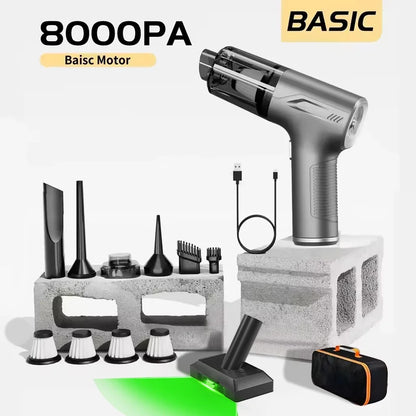 CENRR 980000PA Mini Car Vacuum Cleaner Strong Scution Powerful Wireless Car Cleaner HandHeld  Air Gun Portable Vacuum Cleaner