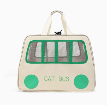 Multifunctional Pet Travel Trolley Case Portable Cat/Dog Carrier Bag Zipper Closure-Foldable Solid Pet Luggage Outdoor Travel
