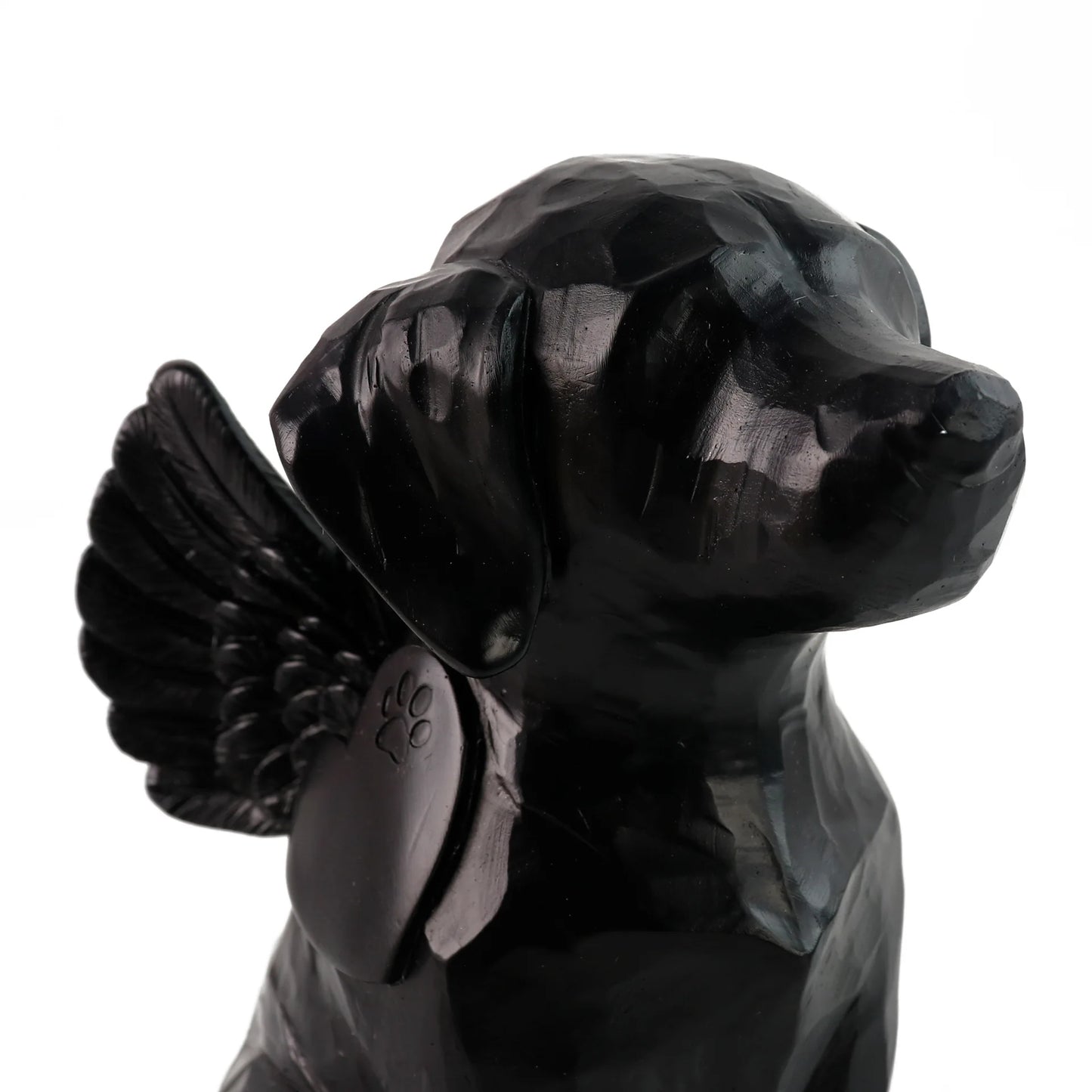 Hot-selling Standing Cat and Dog Urn Amazon Explosion Black Angel Pet Commemorative Urn Sealed Pet Ashes Urn Storage Box