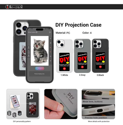NFC Function AI Phone Cases For iPhone 17 16 15 14 13 Pro Max Plus Coque NFC DIY Luxury E ink Screen Display Custom Phone Case