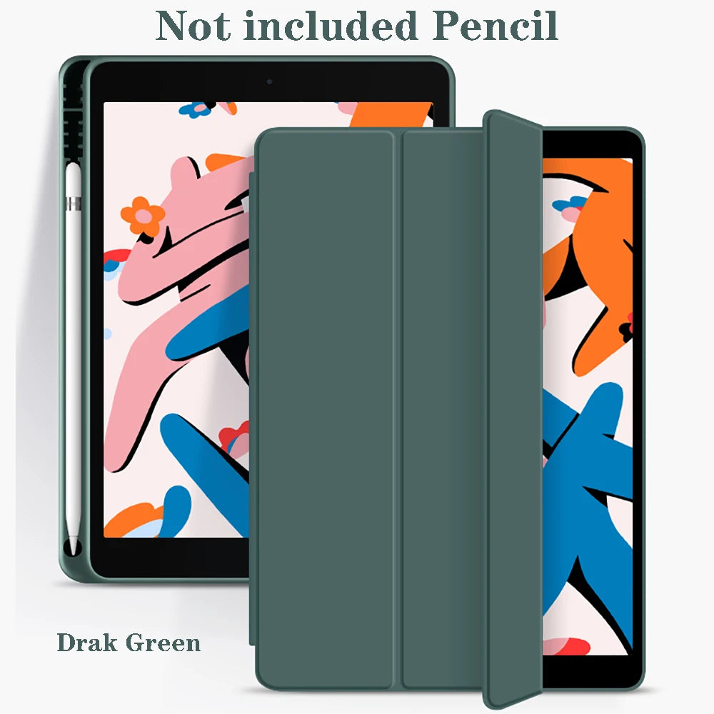 2026 M4 For iPad 11th/10/9/8/7 Gen Case Air 11 5/4 Pro 13 12.9 11 Case 2024 iPad 9th Generation Case 10.2 Mini 6 Pencil Holder