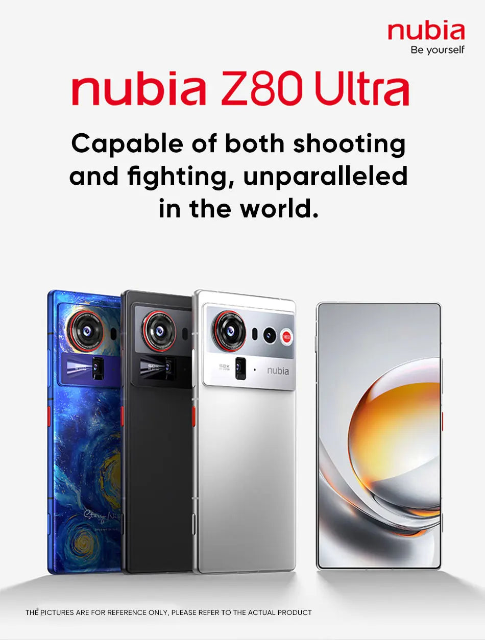 Global Version Zte Nubia Z80 Ultra 5g Snapdragon 8 Elite Gen 5 7200Mah 6.85'' 144Hz Oled Display 90W Fast Charging 64Mp+50Mp Ai