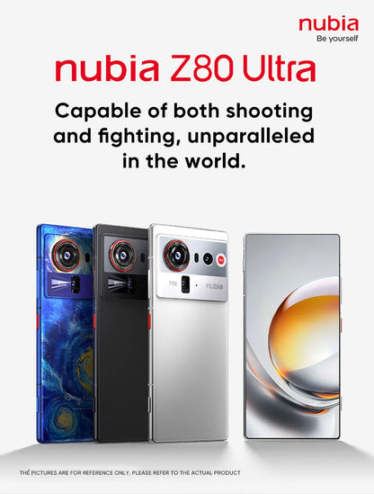 Global Version Zte Nubia Z80 Ultra 5g Snapdragon 8 Elite Gen 5 7200Mah 6.85'' 144Hz Oled Display 90W Fast Charging 64Mp+50Mp Ai